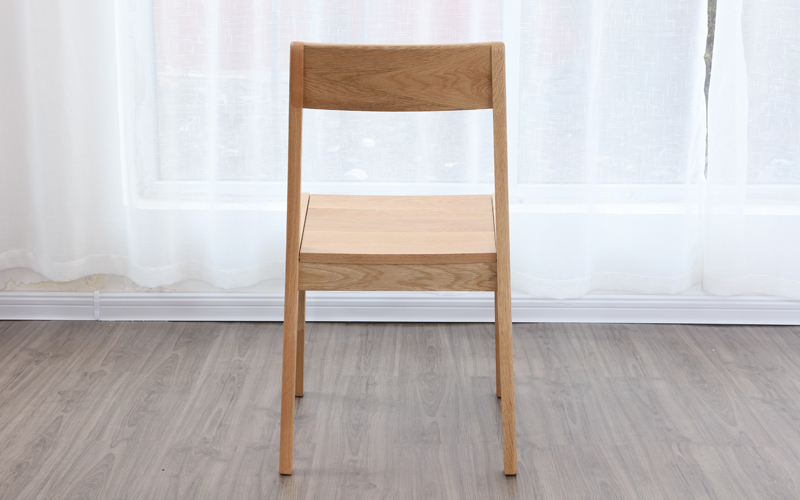 北欧白橡木大板餐椅