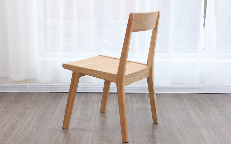 北欧白橡木大板餐椅
